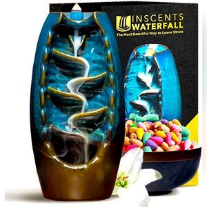 Ceramic Incense Holder: Waterfall